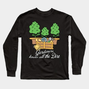 Gardener Shirt-Sweatshirt, Plant Lover Shirt, Farmer T-Shirt, Hoeing Ain't Easy Shirt, Gift For Gardeners, Botanical Shirt, Gardening Shirt, Long Sleeve T-Shirt